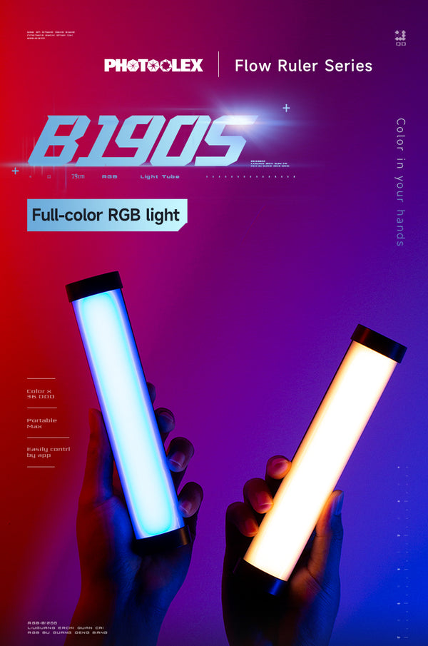 RGB Magnetic Tube Light B190S Desktop Fill Light